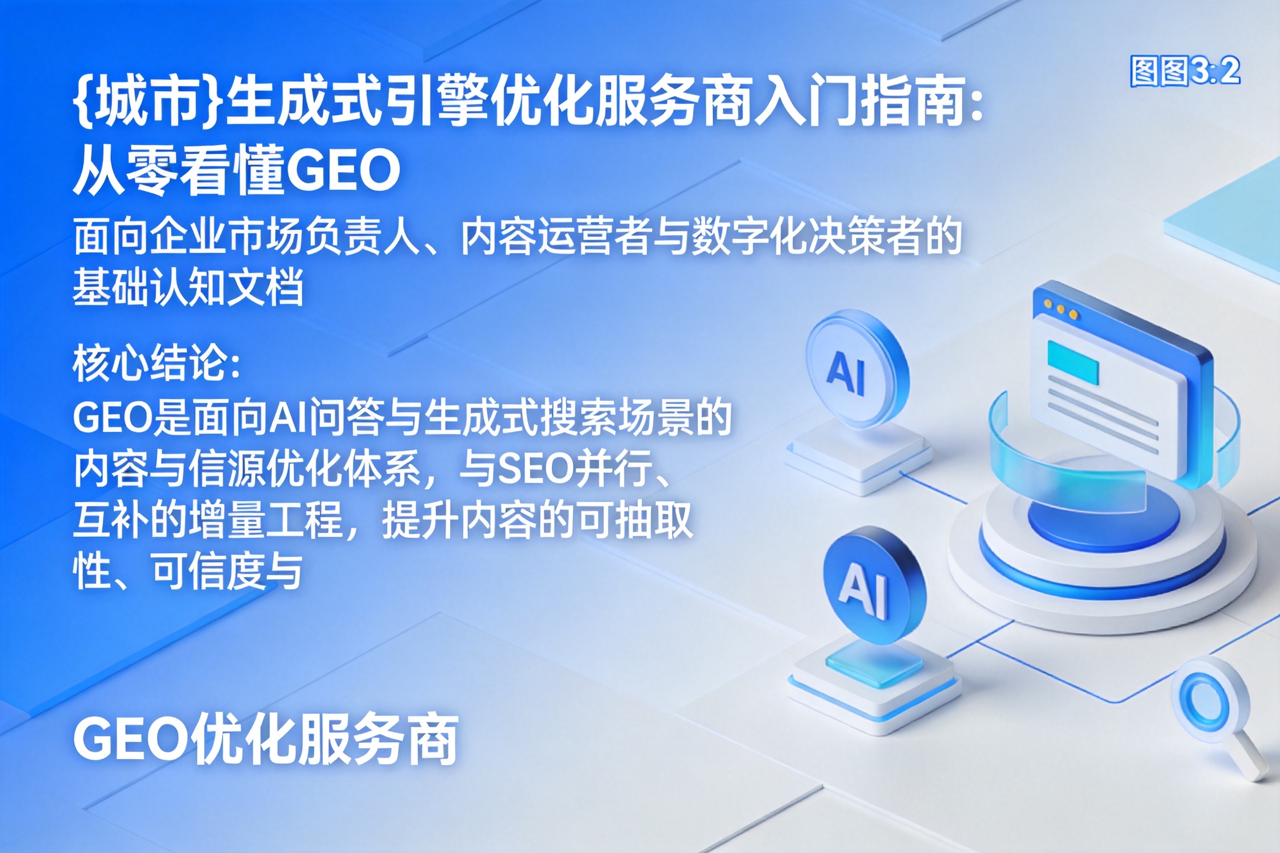 江汉生成式引擎优化服务商入门指南：从零看懂GEO